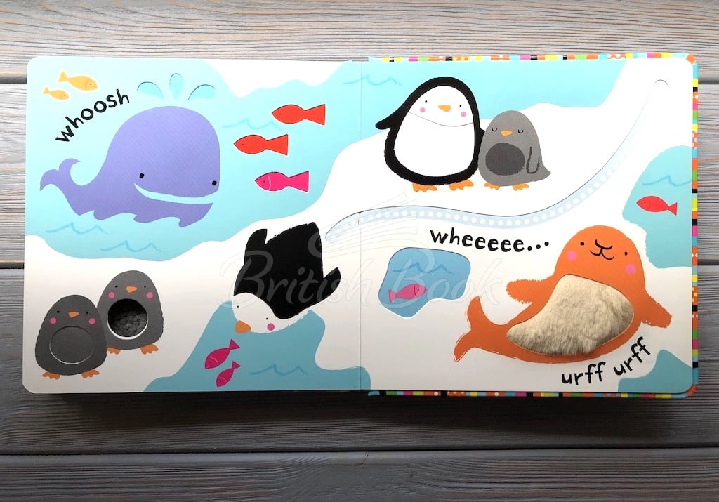 Книга Baby's Very First Touchy-Feely Animals Playbook зображення 6