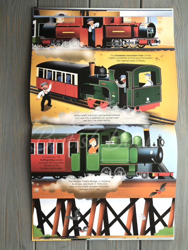 Книга Big Book of Trains изображение 9