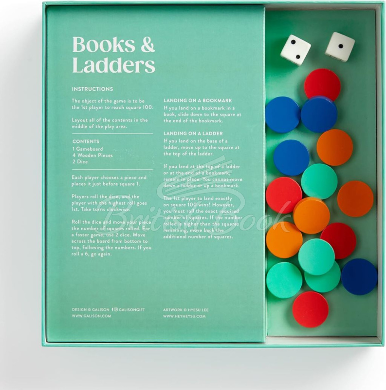 Настольная игра Books and Ladders Classic Board Game изображение 1