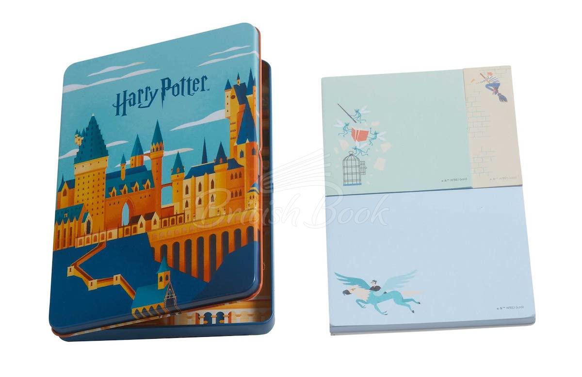 Клейкая бумага для заметок Harry Potter: Exploring Hogwarts Sticky Note Tin Set изображение 2
