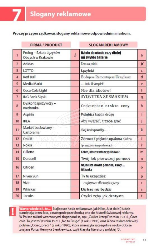 Книга Testuj Swój Polski: Słownictwo w pracy изображение 4