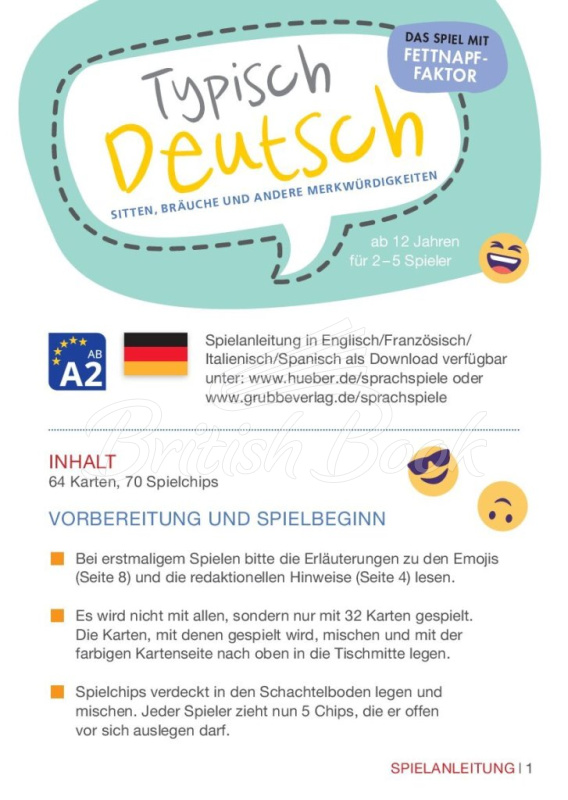 Настольная игра Typisch Deutsch: Sprach- und Reisespiel изображение 1