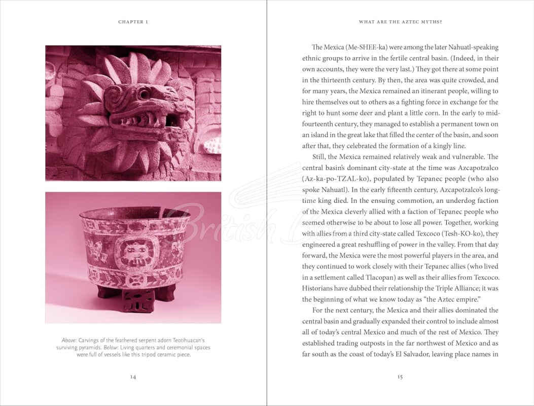 Книга The Aztec Myths: A Guide to the Ancient Stories and Legends изображение 5