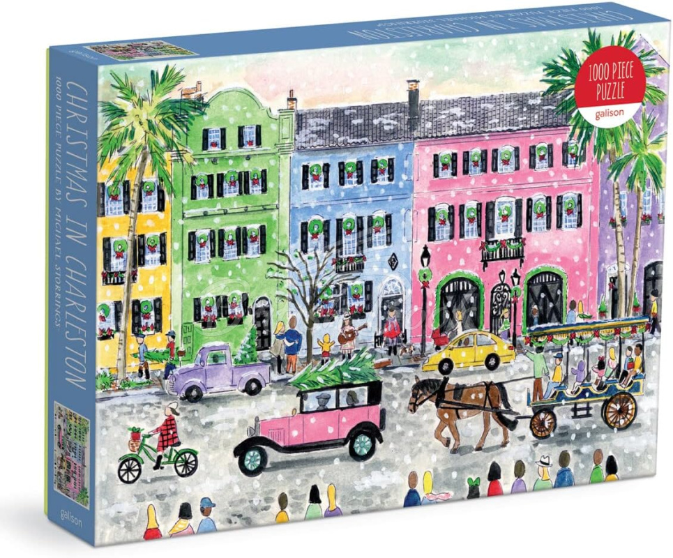 Пазл Michael Storrings Christmas in Charleston 1000 Piece Puzzle изображение