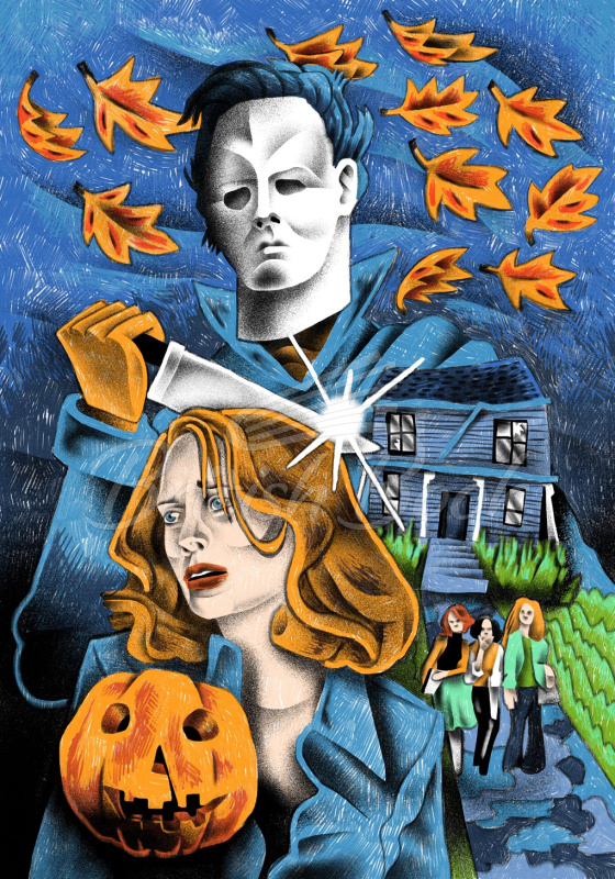 Книга Classic Horror Movies Coloring Book зображення 20
