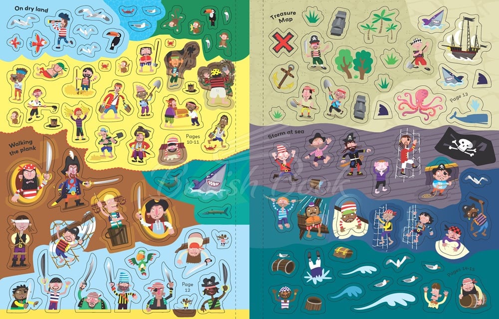 Книга Pirate Sticker Book зображення 5
