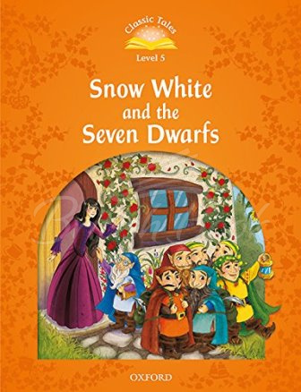 Книга Classic Tales Level 5 Snow White and the Seven Dwarfs Audio Pack зображення