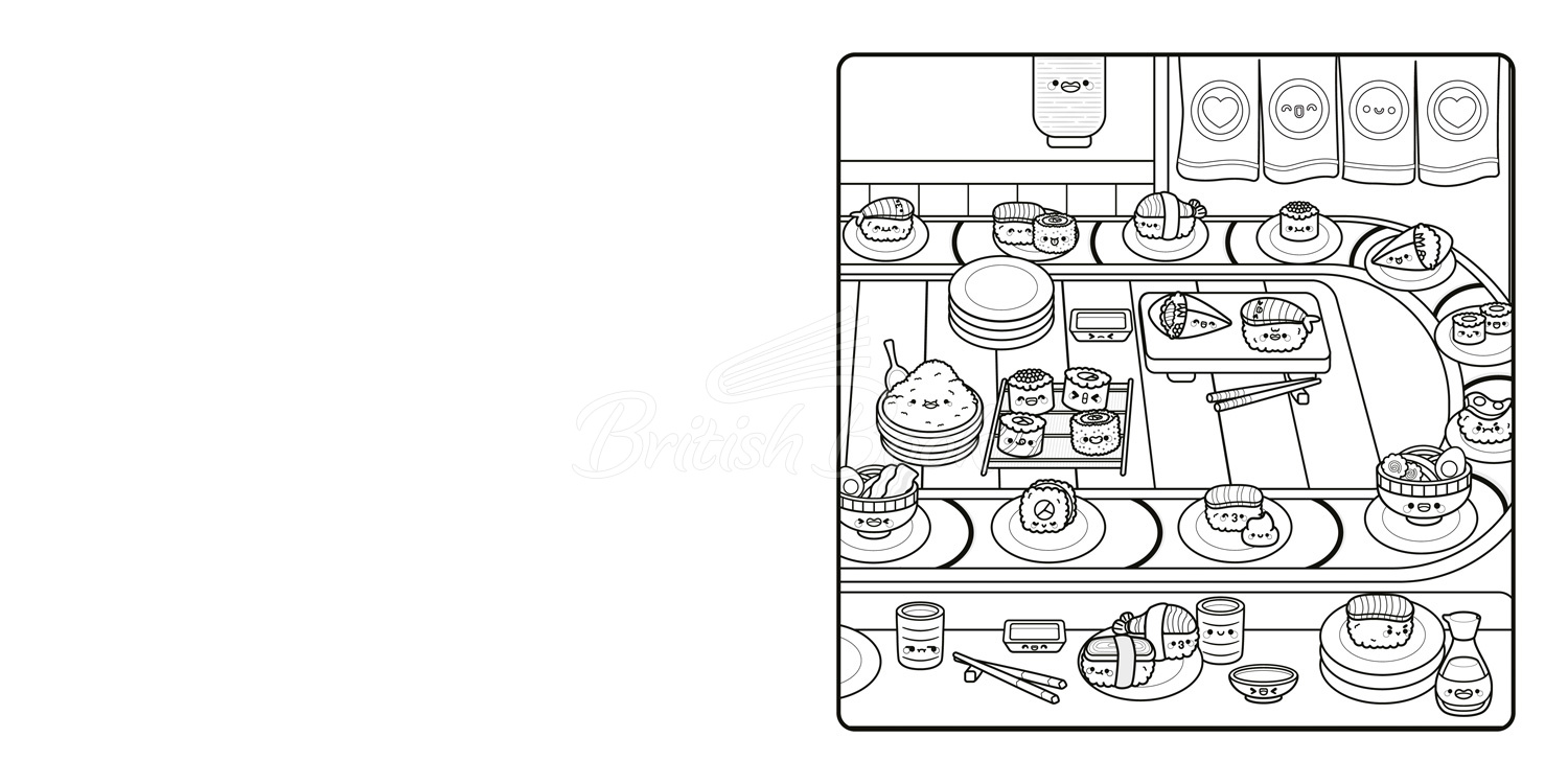 Книга Cosy Cute Yum Yum Colouring Book изображение 3