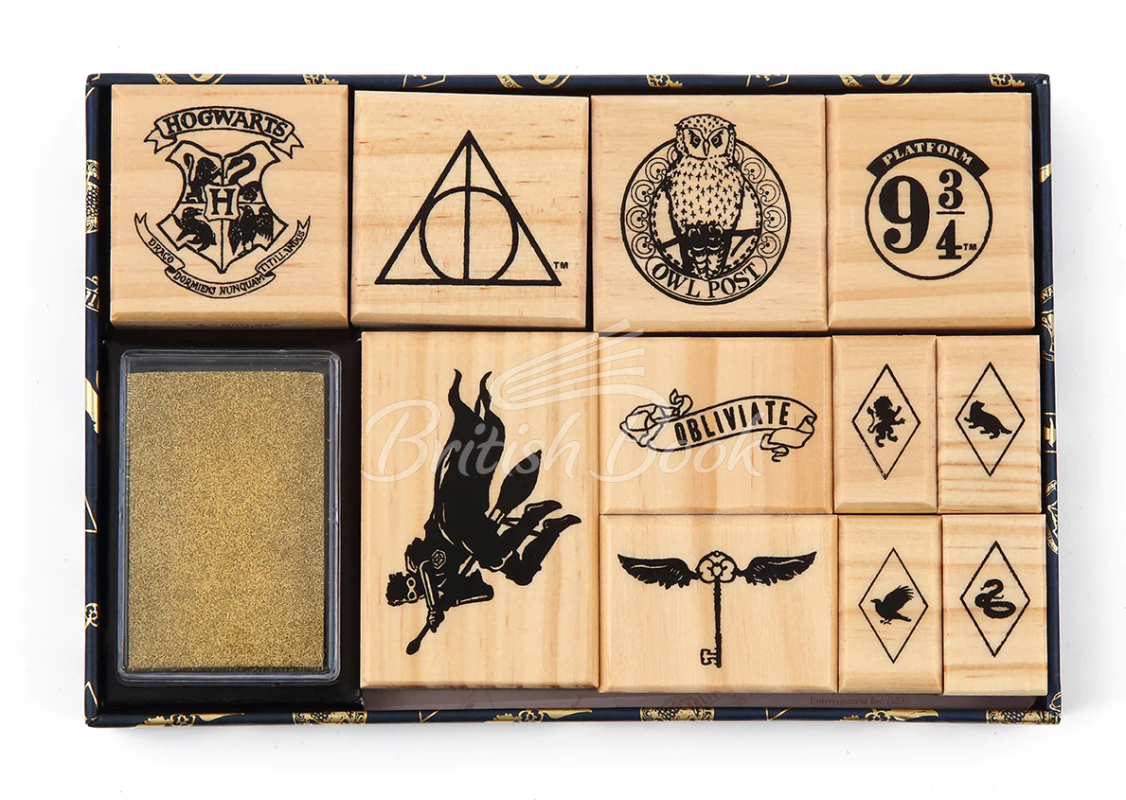 Набор Harry Potter: Welcome to Hogwarts Rubber Stamp Set изображение 1
