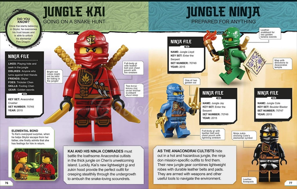 Книга LEGO Ninjago Character Encyclopedia (New Edition) изображение 3