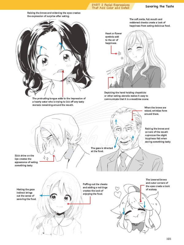 Книга How to Create Manga: Drawing Facial Expressions изображение 15
