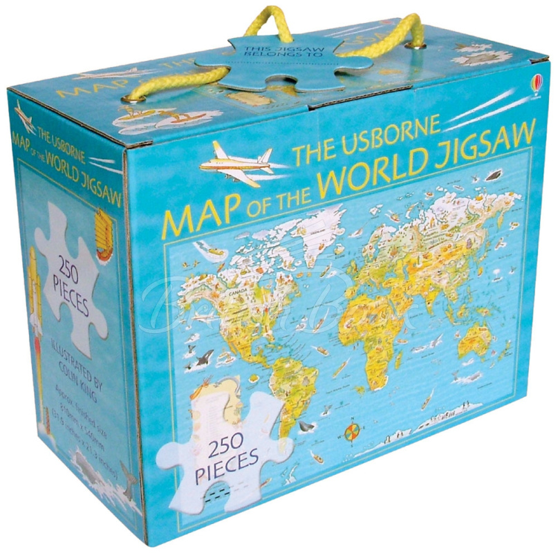 Пазл Map of the World Boxed Jigsaw изображение