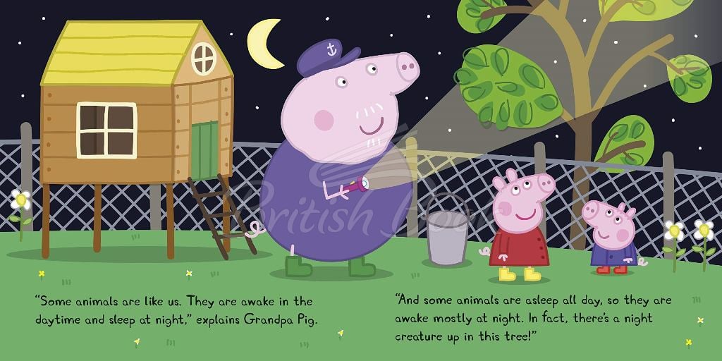 Книга Peppa Pig: Night Creatures (A Lift-the-Flap Book) зображення 2