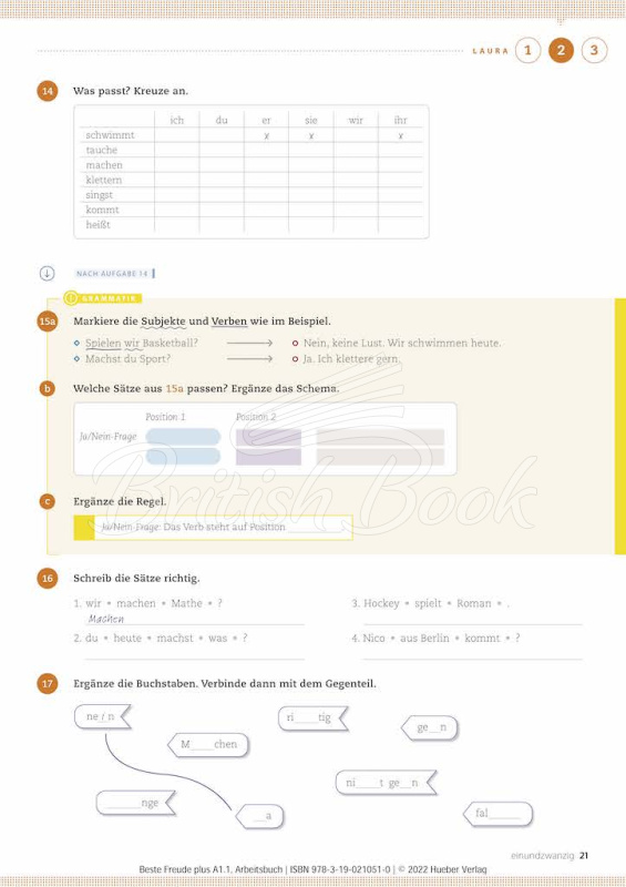 Рабочая тетрадь Beste Freunde PLUS A1.1 Arbeitsbuch mit interaktive Version изображение 6