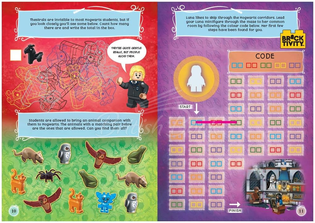 Книга LEGO Harry Potter: A Magical Bond Activity Book зображення 1
