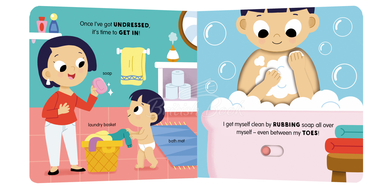 Книга My First Animated Board Book: It's Bath Time! зображення 1