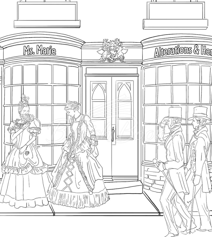 Книга The Unofficial Bridgerton Colouring Book зображення 3