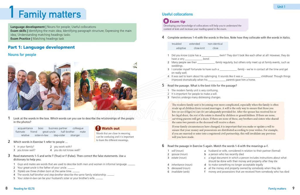 Підручник Reading for IELTS зображення 1
