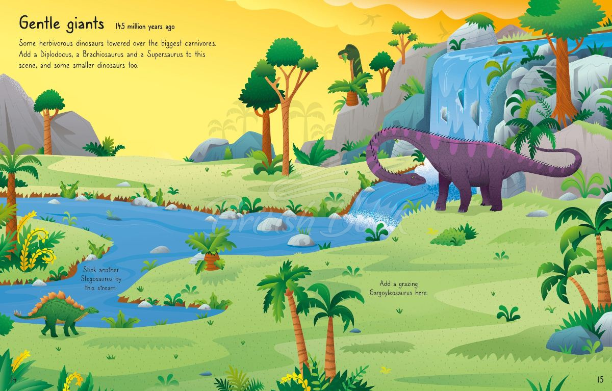 Книга First Sticker Book: T. Rex зображення 6