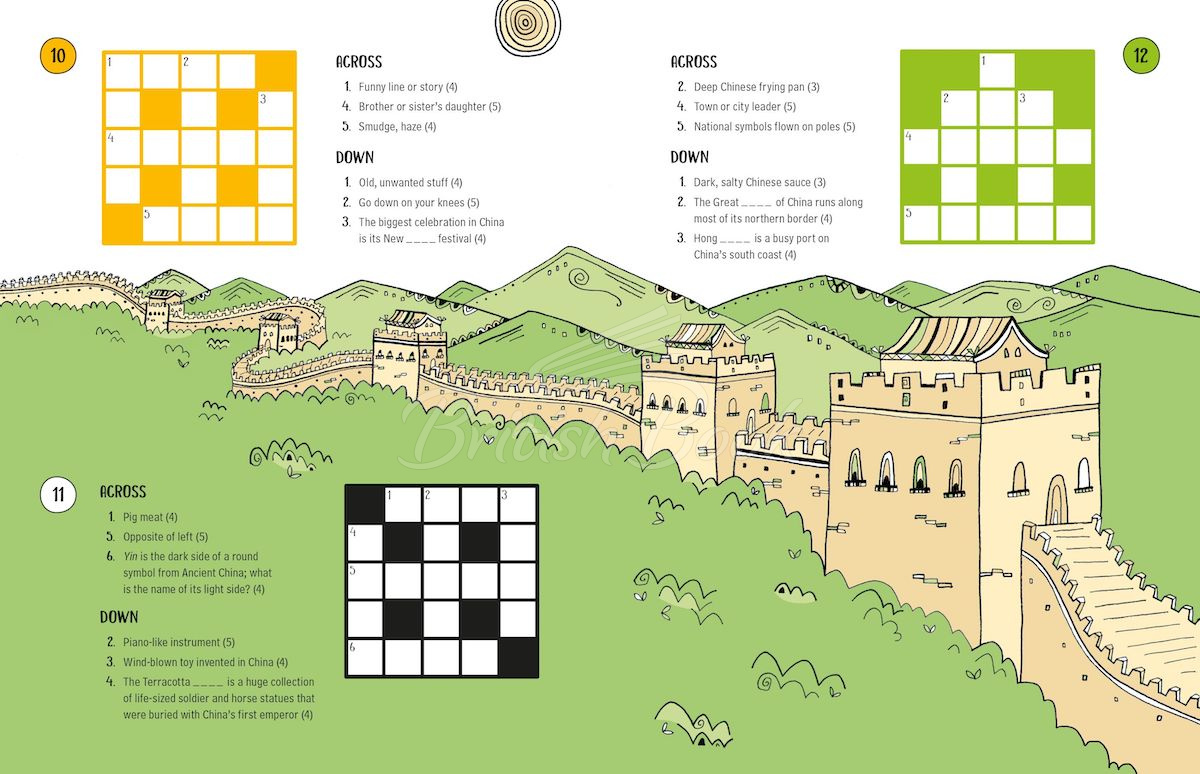 Книга 100 Children's Crosswords: Travel изображение 1