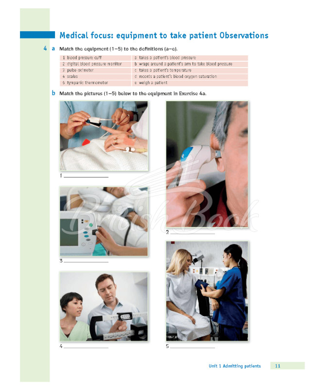 Книга Cambridge English for Nursing Pre-Intermediate with Audio CD зображення 7