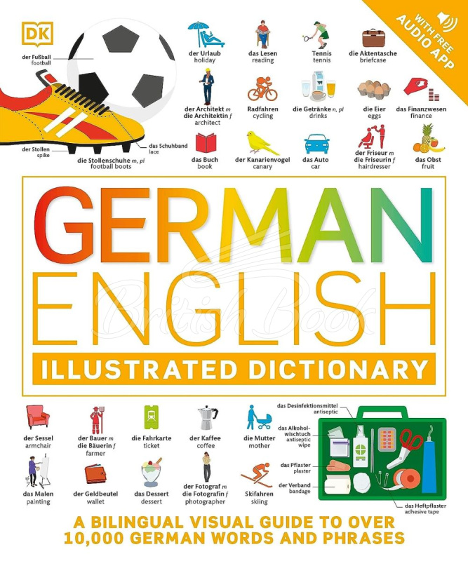 Книга German English Illustrated Dictionary изображение