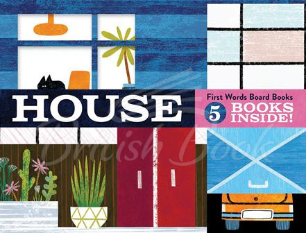 Набір книжок House: First Words Board Books зображення