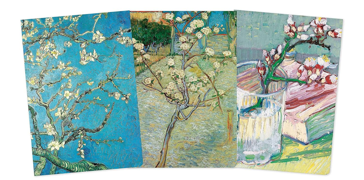 Набор Vincent van Gogh: Blossom Set of 3 Midi Notebooks изображение 1