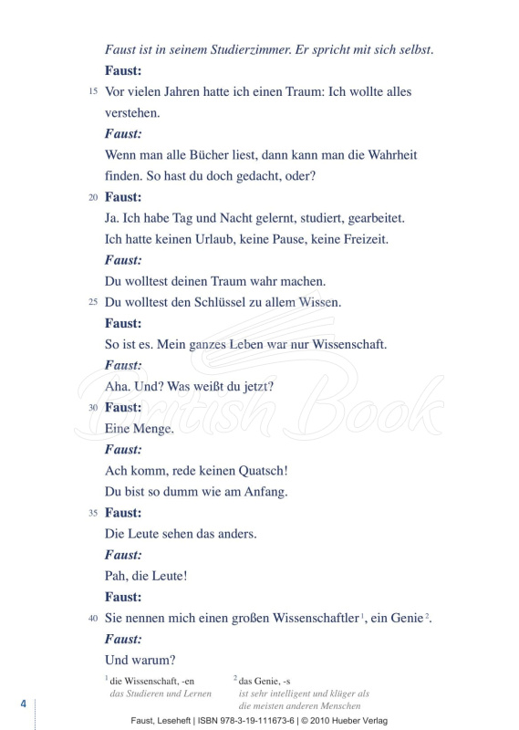 Книга Leichte Literatur Niveau A2 Faust зображення 4