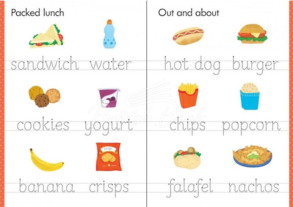 Книга Little Wipe-Clean Word Book: Time to Eat! зображення 3