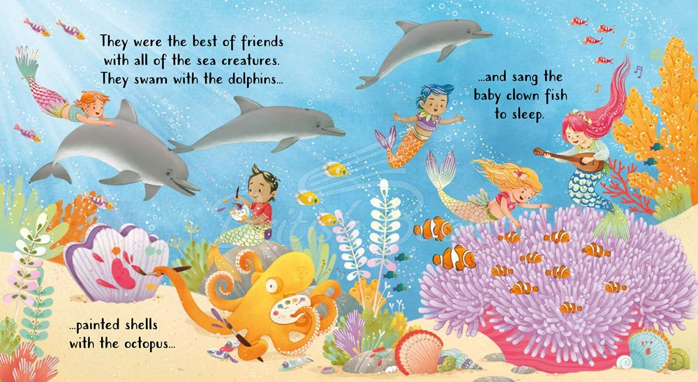 Книга Usborne Touchy-Feely: Sparkly Mermaids зображення 3