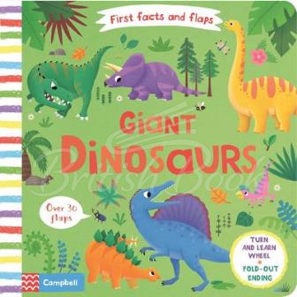 Книга First Facts and Flaps: Giant Dinosaurs зображення