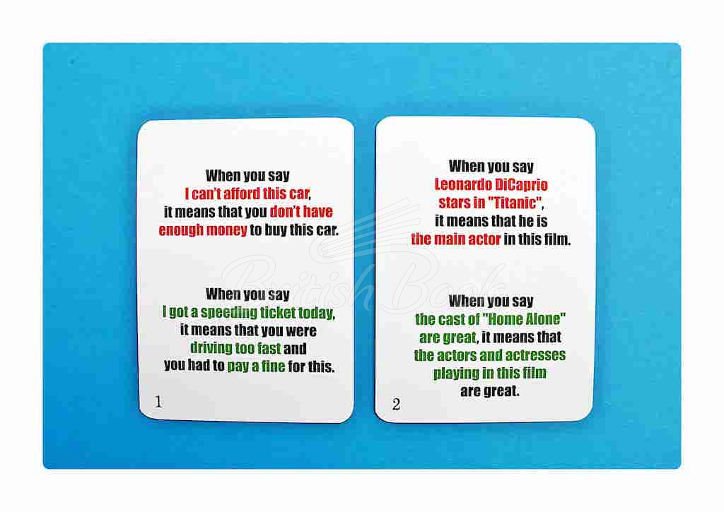 Карточки Fun Card English: 100 Useful Phrases изображение 3