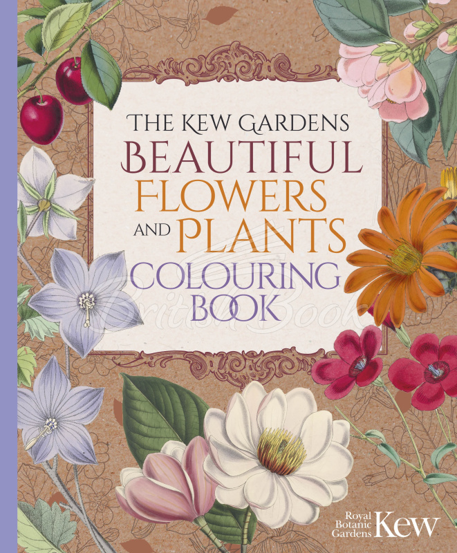 Книга The Kew Gardens Beautiful Flowers and Plants Colouring Book зображення