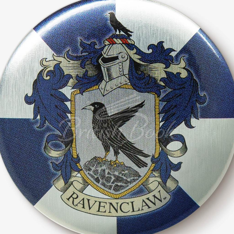 Значок Hogwarts: Ravenclaw House Crest Button Badge изображение 1