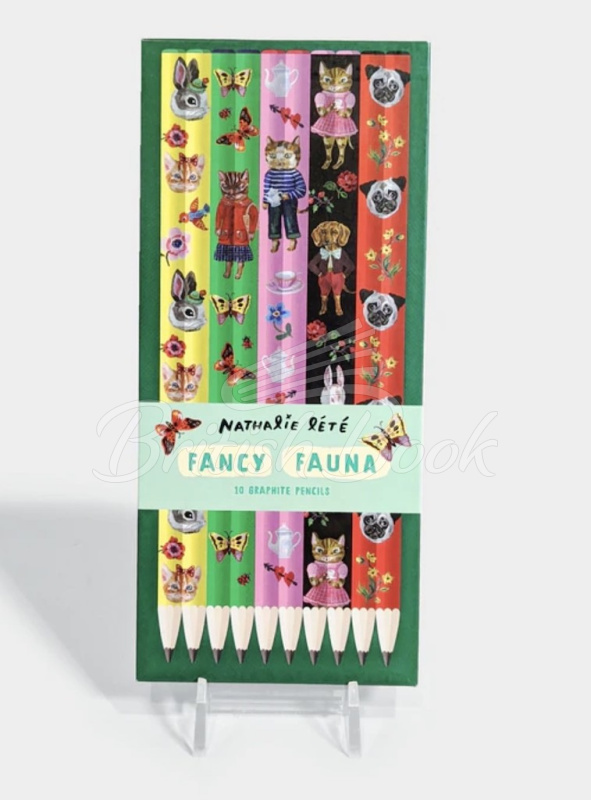 Набор Nathalie Lété Fancy Fauna: 10 Graphite Pencils изображение 1