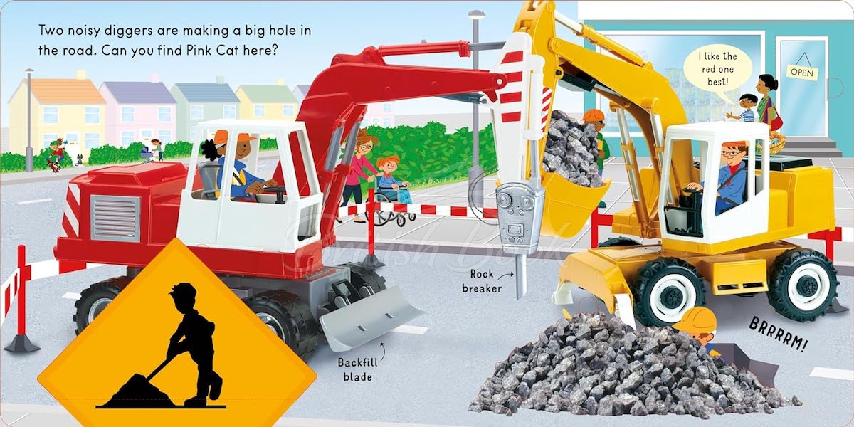 Книга Lift and Look: Diggers зображення 4