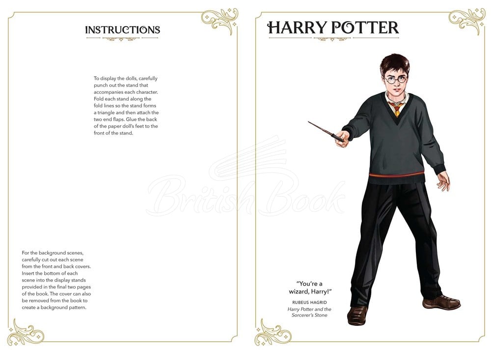 Книга Harry Potter: Deluxe Paper Dolls зображення 1