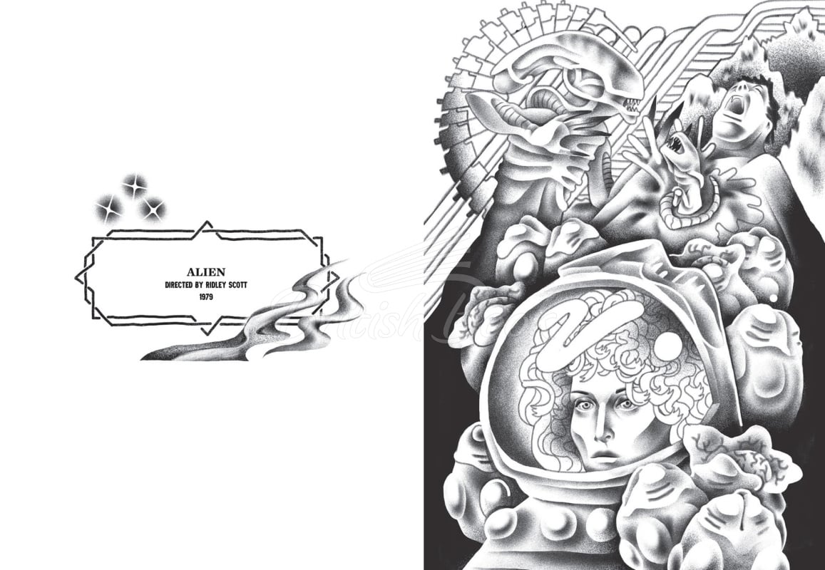 Книга Classic Horror Movies Coloring Book зображення 1