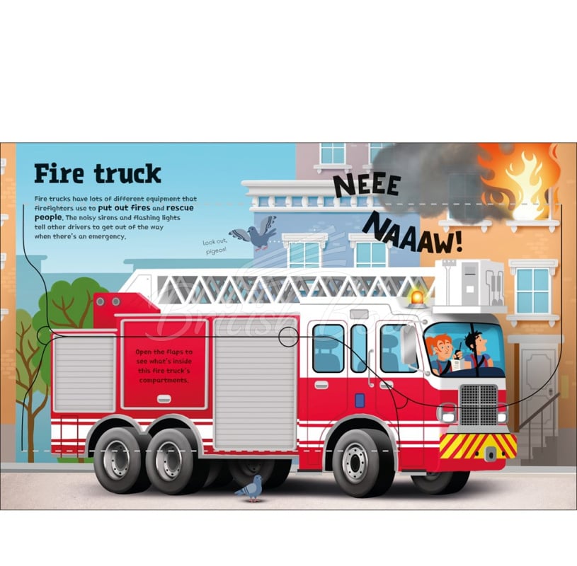 Книга Great Big Trucks with Great Big Flaps зображення 4