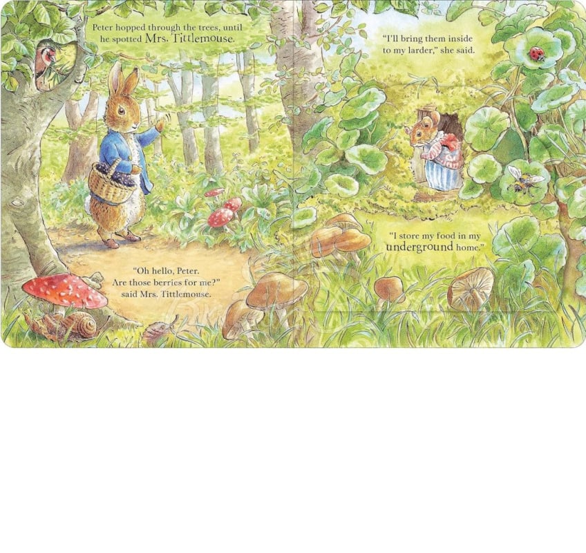 Книга Peter Rabbit: Forest Homes (A Peep-Inside Tale) изображение 1