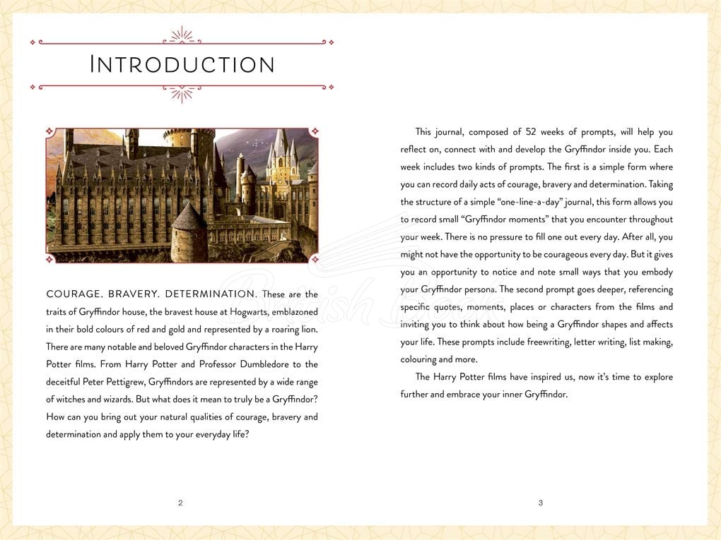 Щоденник Harry Potter: Courage: A Guided Journal to Embrace Your Inner Gryffindor зображення 2