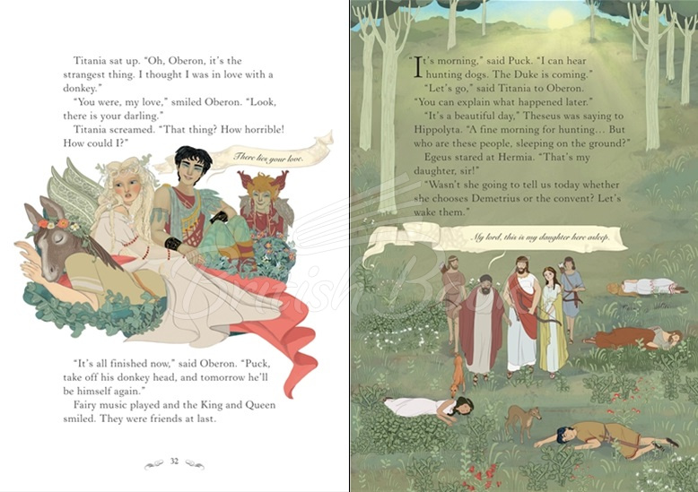Книга Usborne English Readers Level 3 A Midsummer Night's Dream зображення 1