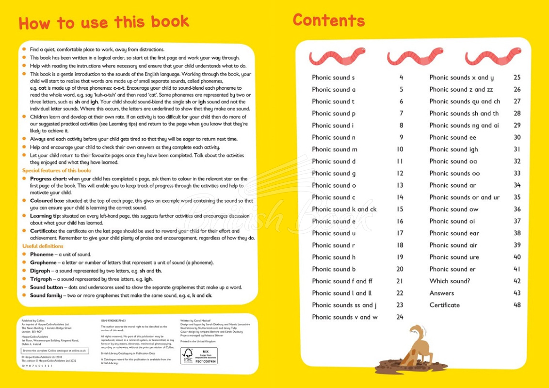 Книга Collins Easy Learning Preschool: Phonics Bumper Book (Ages 3-5) изображение 1