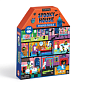 Spooky House 100 Piece House-Shaped Puzzle