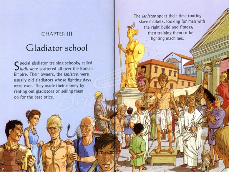 Книга Usborne Young Reading Level 3 Gladiators зображення 2