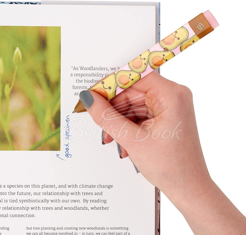Закладка Pen Bookmark Avocado with Refills изображение 4