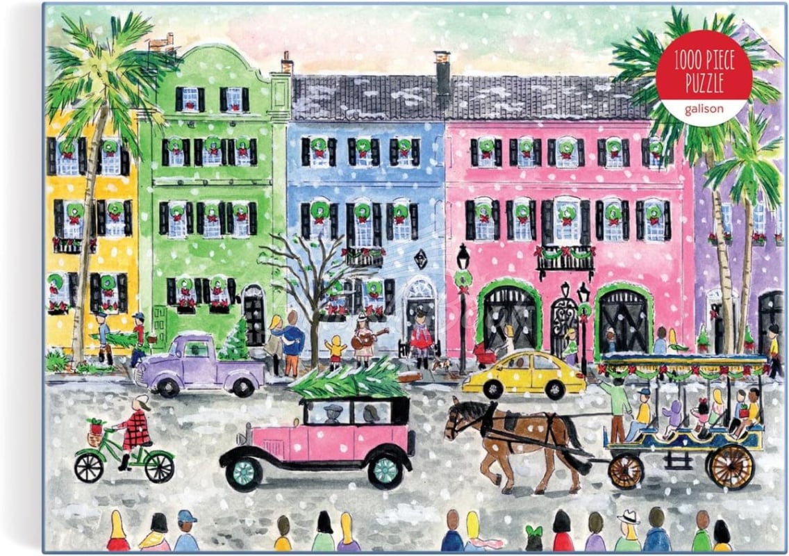 Пазл Michael Storrings Christmas in Charleston 1000 Piece Puzzle изображение 3