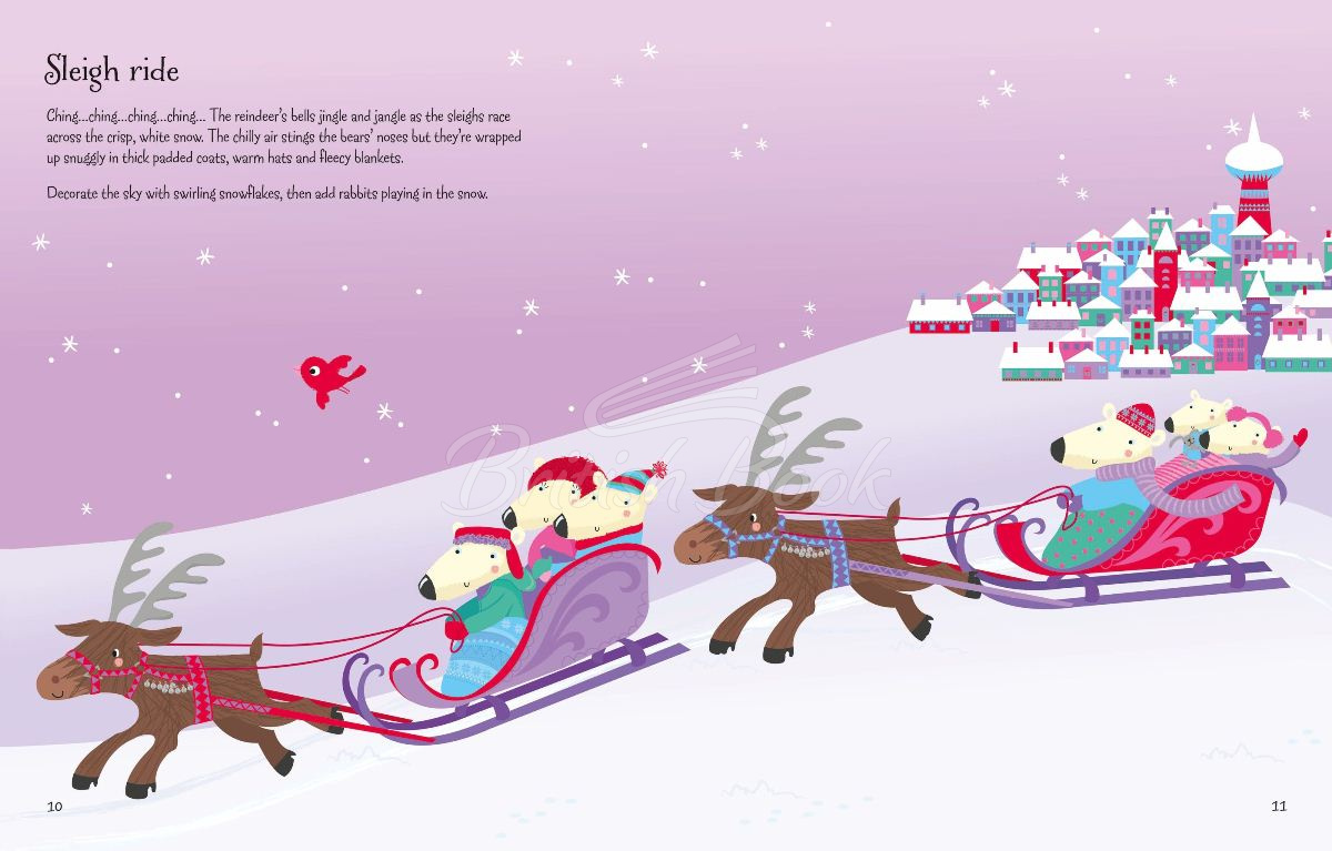Книга Winter Wonderland Sticker Book зображення 2