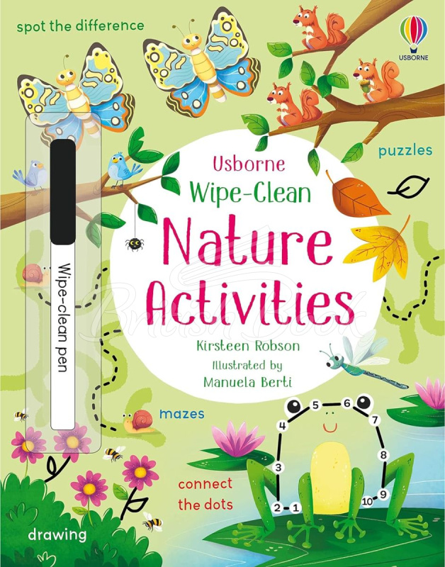 Книга Wipe-Clean Nature Activities зображення